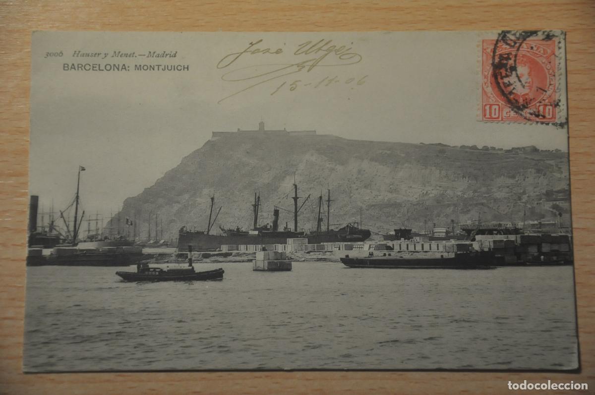 Postales: postal barcelona, montjuich 3006 hauser y menet