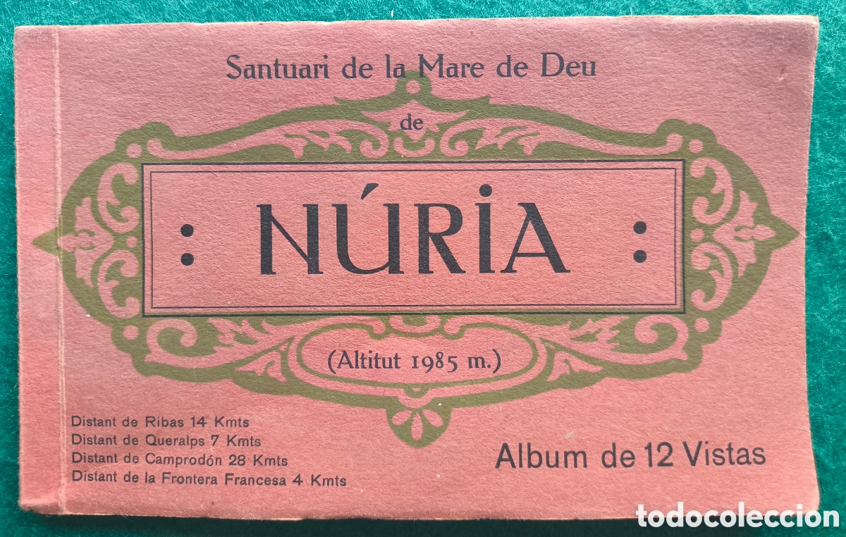 Postales: N&Uacute;RIA SANTUARI DE LA MARE DE D&Eacute;U BLOC POSTAL C. 1920