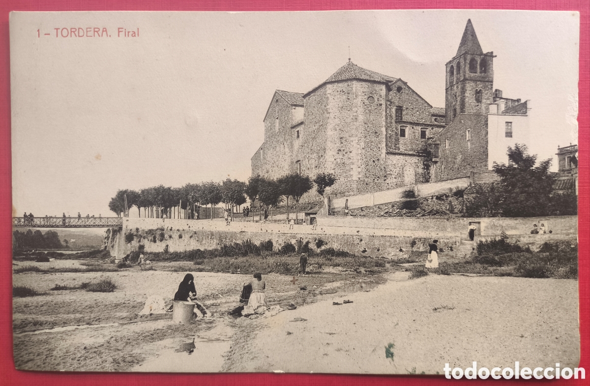 Postales: TORDERA EL FIRAL POSTAL FOTOTIPIA CIRCULADA 1924