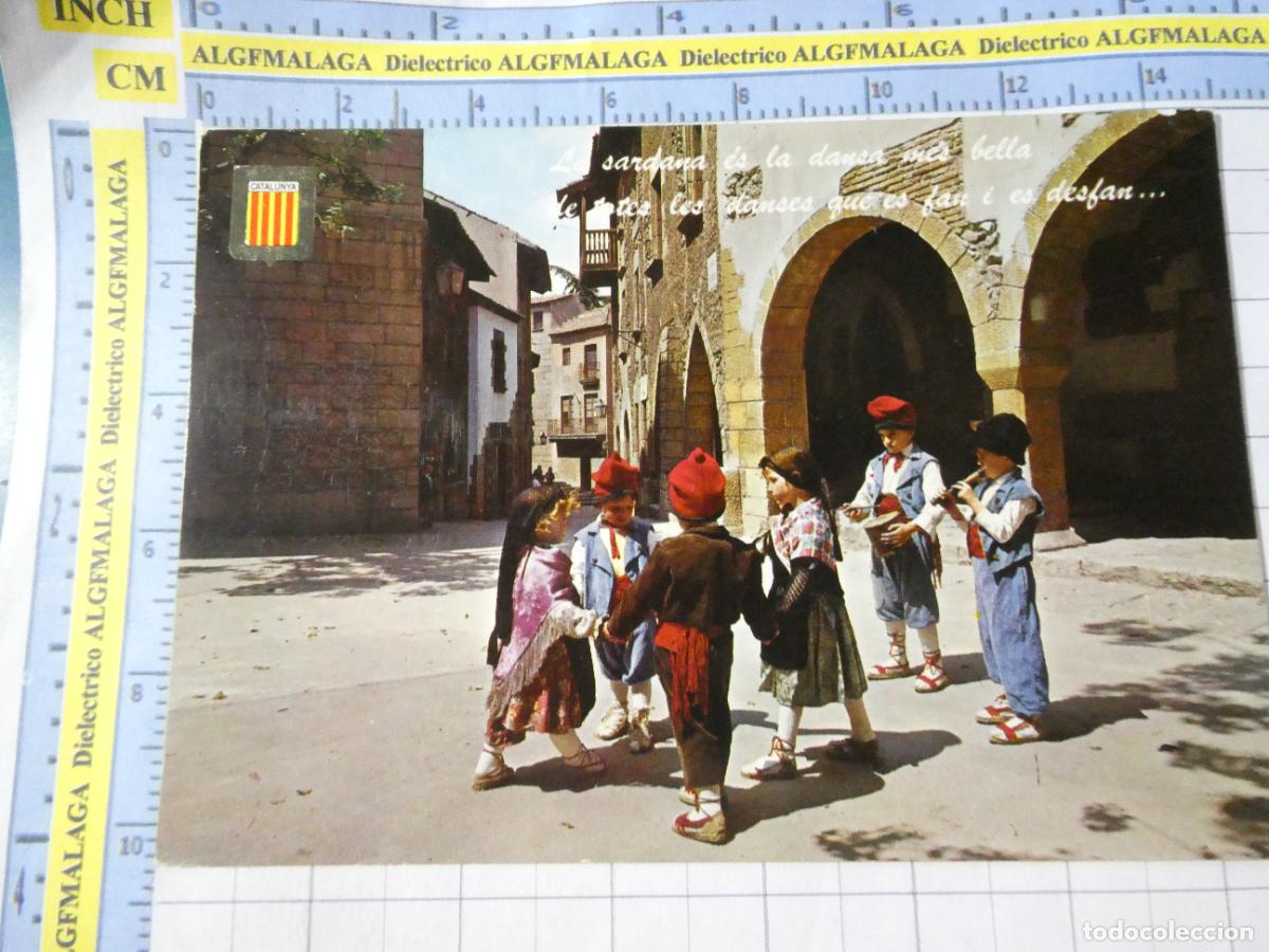 Postales: POSTAL DE BARCELONA. A&Ntilde;O 1964. TIPISMO CATAL&Aacute;N. NI&Ntilde;OS FOLKLORE 1335 ESCUDO ORO. 891