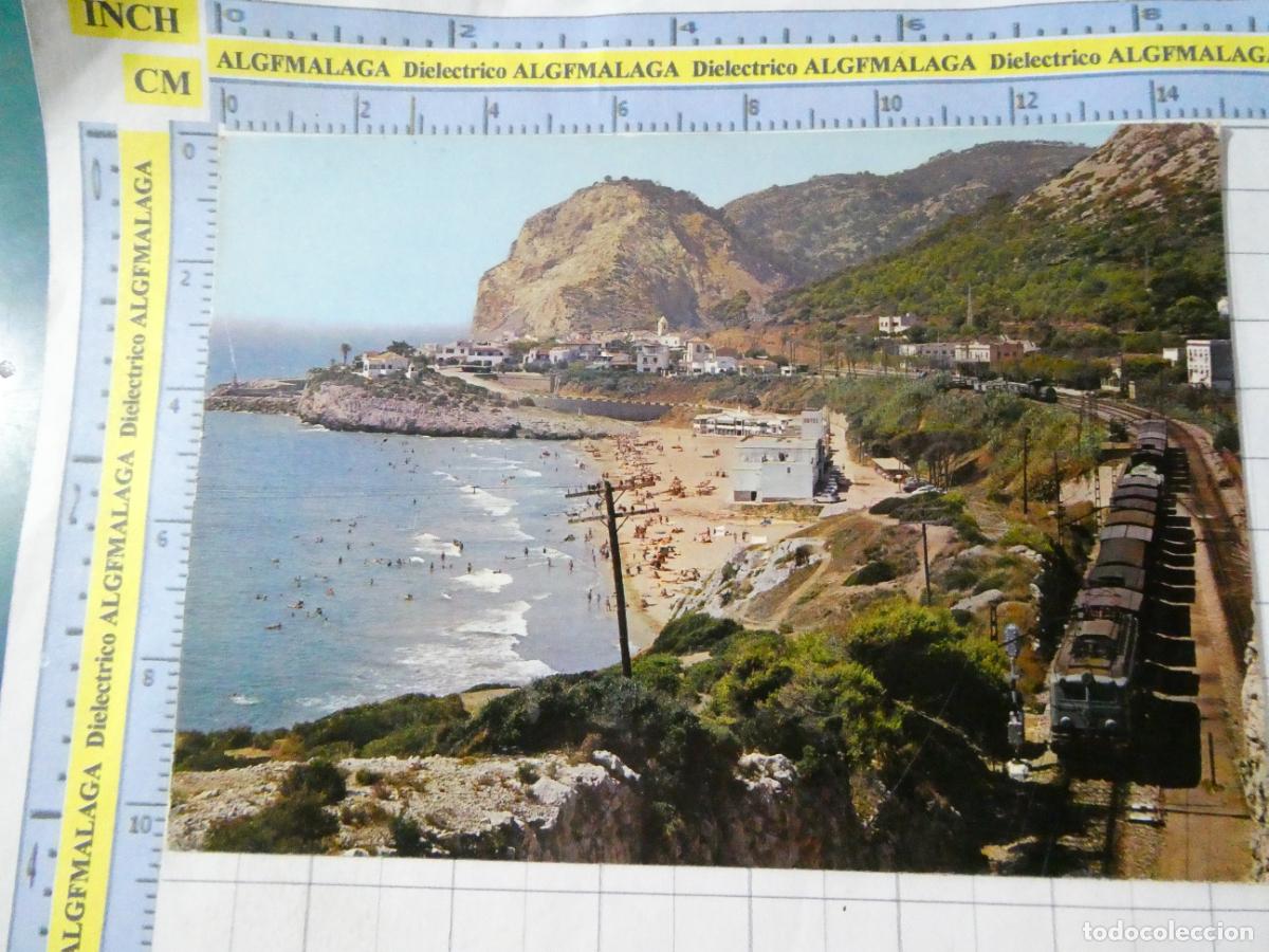 Postales: POSTAL DE BARCELONA. A&Ntilde;O 1965. GARRAF TREN FERROCARRIL. 116 FABREGAT. 903