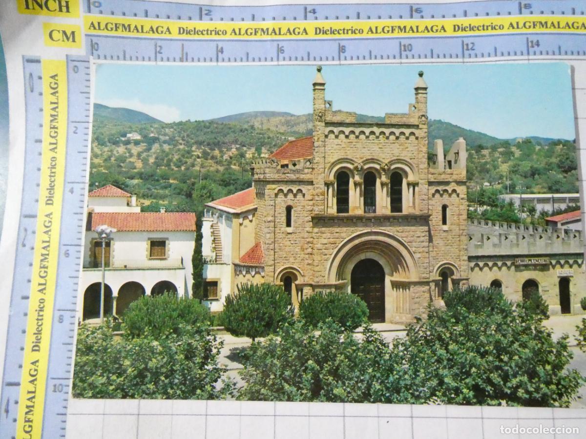 Postales: POSTAL DE BARCELONA. A&Ntilde;O 1965. CASTELLDEFELS IGLESIA PARROQUIAL. 9 HERRADURA. 906