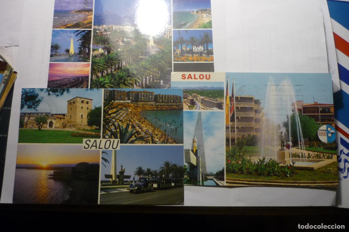 Postales: lote postals salou &iexcl;&iexcl;1 escrita y 1 circulada&iexcl;&iexcl;cm