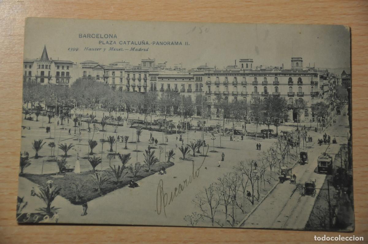 Postales: postal barcelona, plaza catalu&ntilde;a, panorama II 1399 hauser y menet