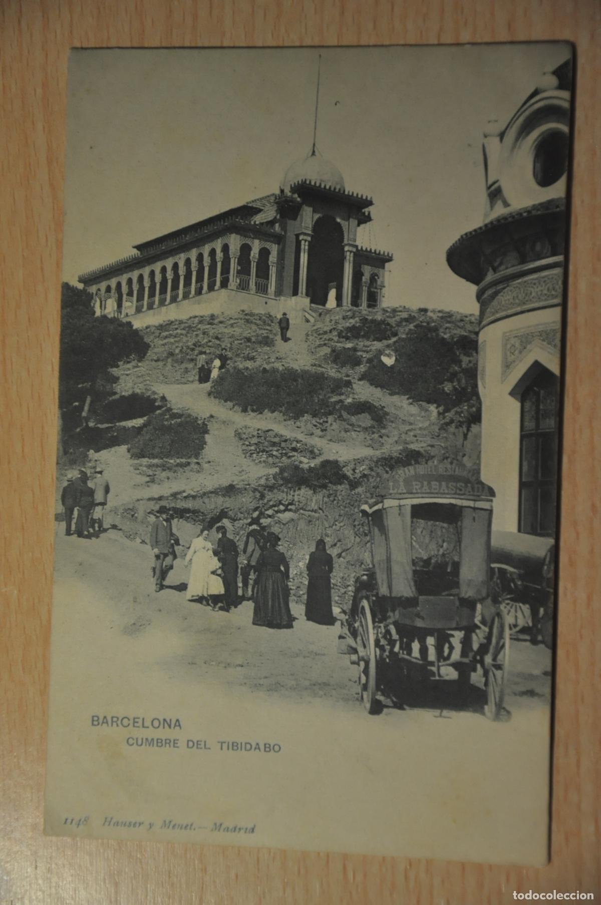 Postales: postal barcelona, cumbre del tibidabo 1148 hauser y menet