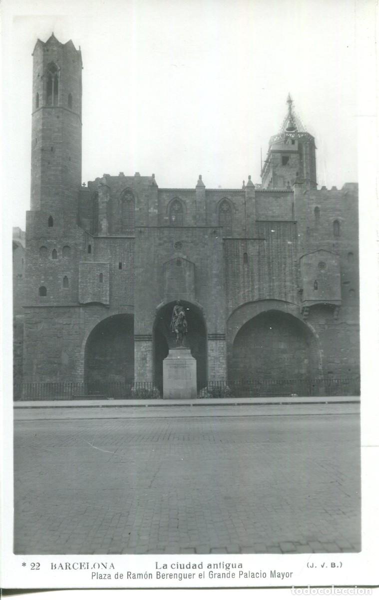 Postales: BARCELONA-PLAZA RAM&Oacute;N BERENGUER-BARRIO GOTICO- JVB 22