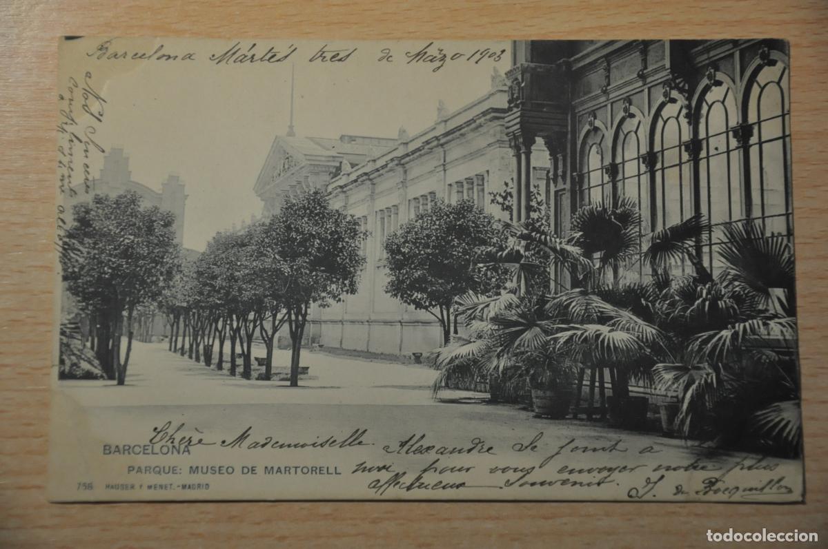 Postales: postal barcelona, parque museo de martorell 758 hauser y menet