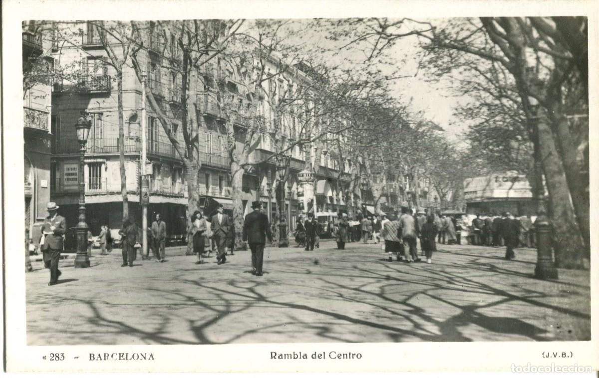 Postales: BARCELONA-RAMBLA DEL CENTRO- JVB 283