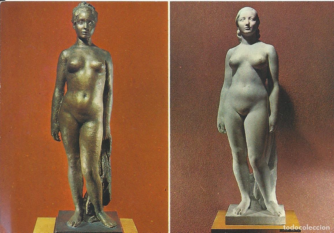 Postales: Museo Clar&agrave;. Museu. Barcelona. Postal. 10x15 m. N&ordm; 20. Muchacha de piel. Plenitud.