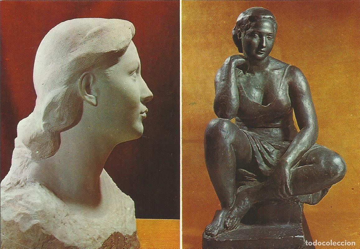 Postales: Museo Clar&agrave;. Museu. Barcelona. Postal. 10x15 m. N&ordm; 16. Retrato. Mujer sentada.