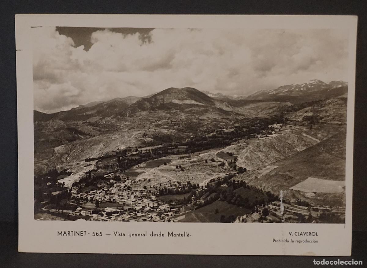 Cartes Postales: Martinet (Montella, Lleida) postal circulada con sello en el a&ntilde;o 1955