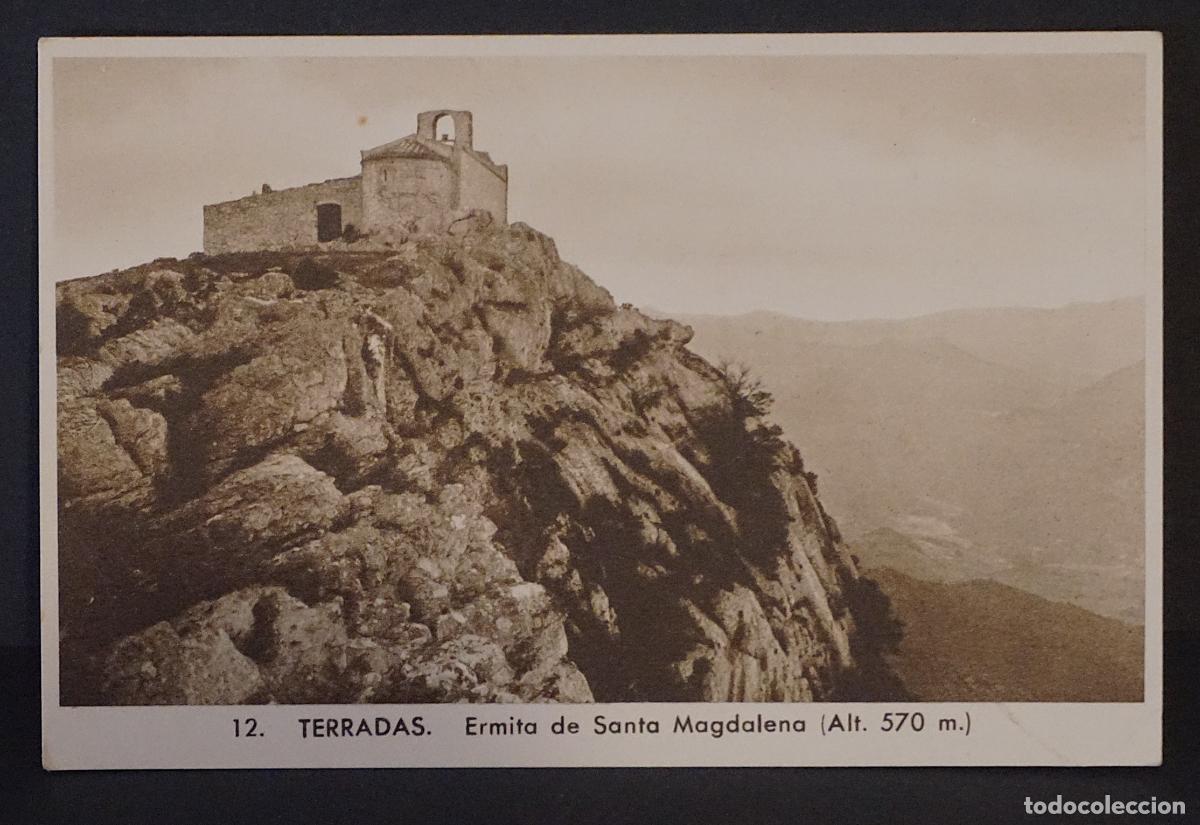 Cartes Postales: Terrades, ermita de Santa Magdalena, antigua postal sin circular