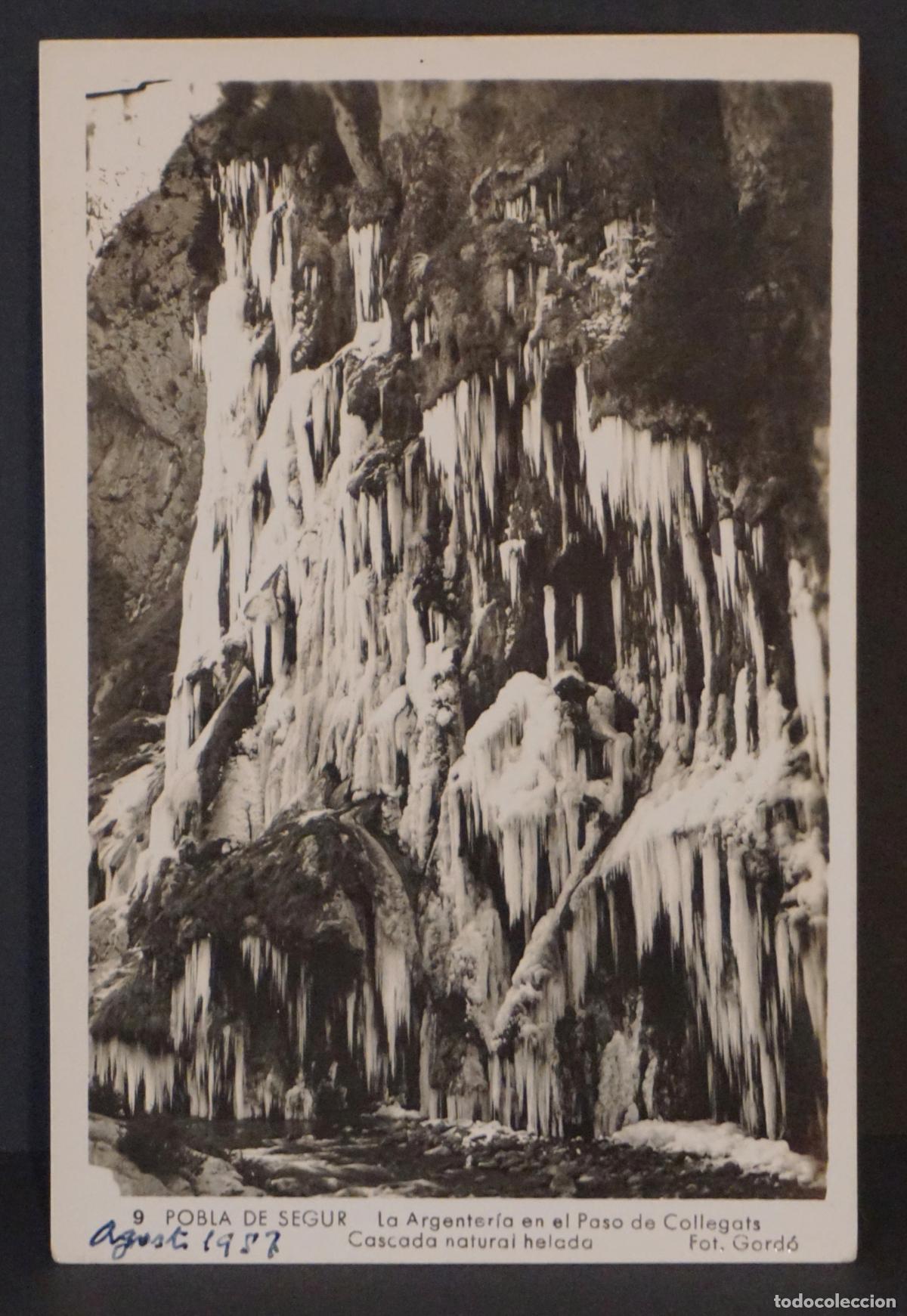 Postales: Pobla de Segur, la Argenteria en el paso de Collegats, postal de a&ntilde;o 1957