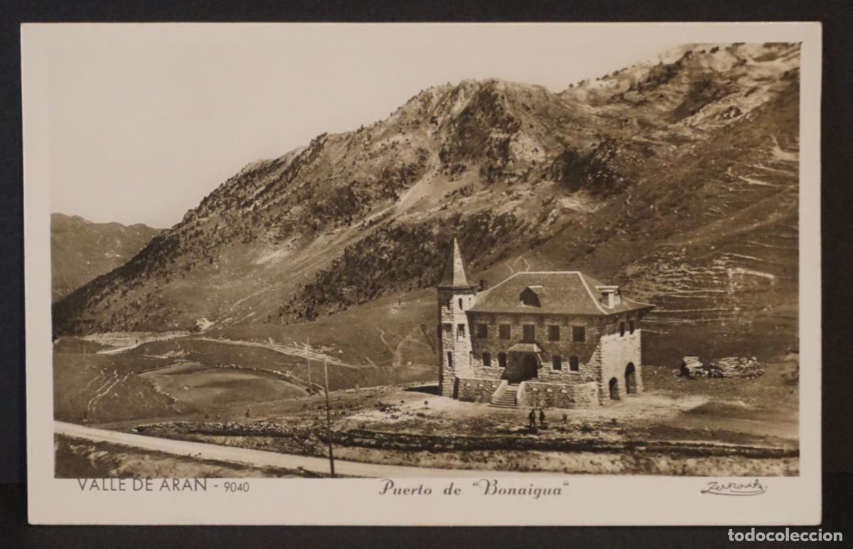 Postales: Vall d'Aran, Puerto de la Bonaigua, antigua postal sin circular