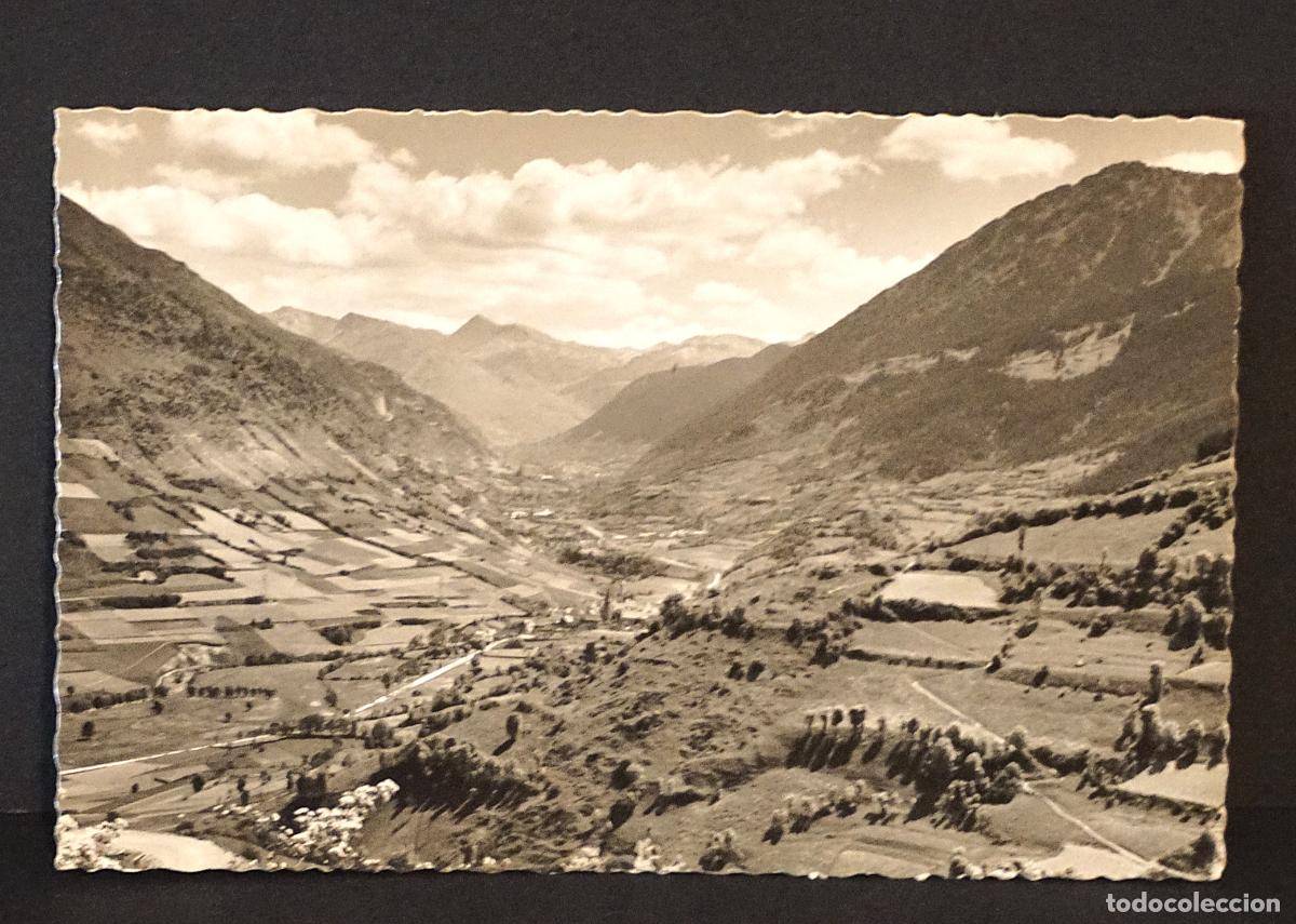 Postales: Vall d'Aran, Viella, vista general, antigua postal sin circular.