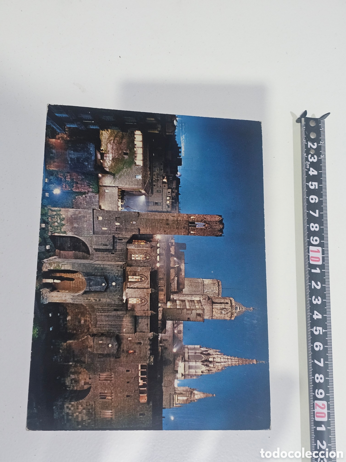 Postales: Postal de gran tama&ntilde;o del Barrio G&oacute;tico de Barcelona 1966 CYP