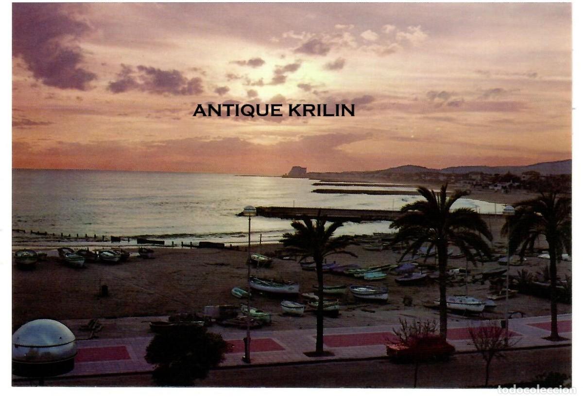 Postales: SITGES N&ordm; 178 ATARDECER / R. GASS&Oacute; / SIN FRANQUEAR PERO ESCRITA