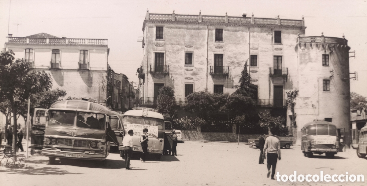 Postales: HOSTALRIC PLA&Ccedil;A DELS BOUS POSTAL FOTOGR&Aacute;FICA FOTOGRAF&Iacute;A FRIGOLA LA SELVA GIRONA C. 1960