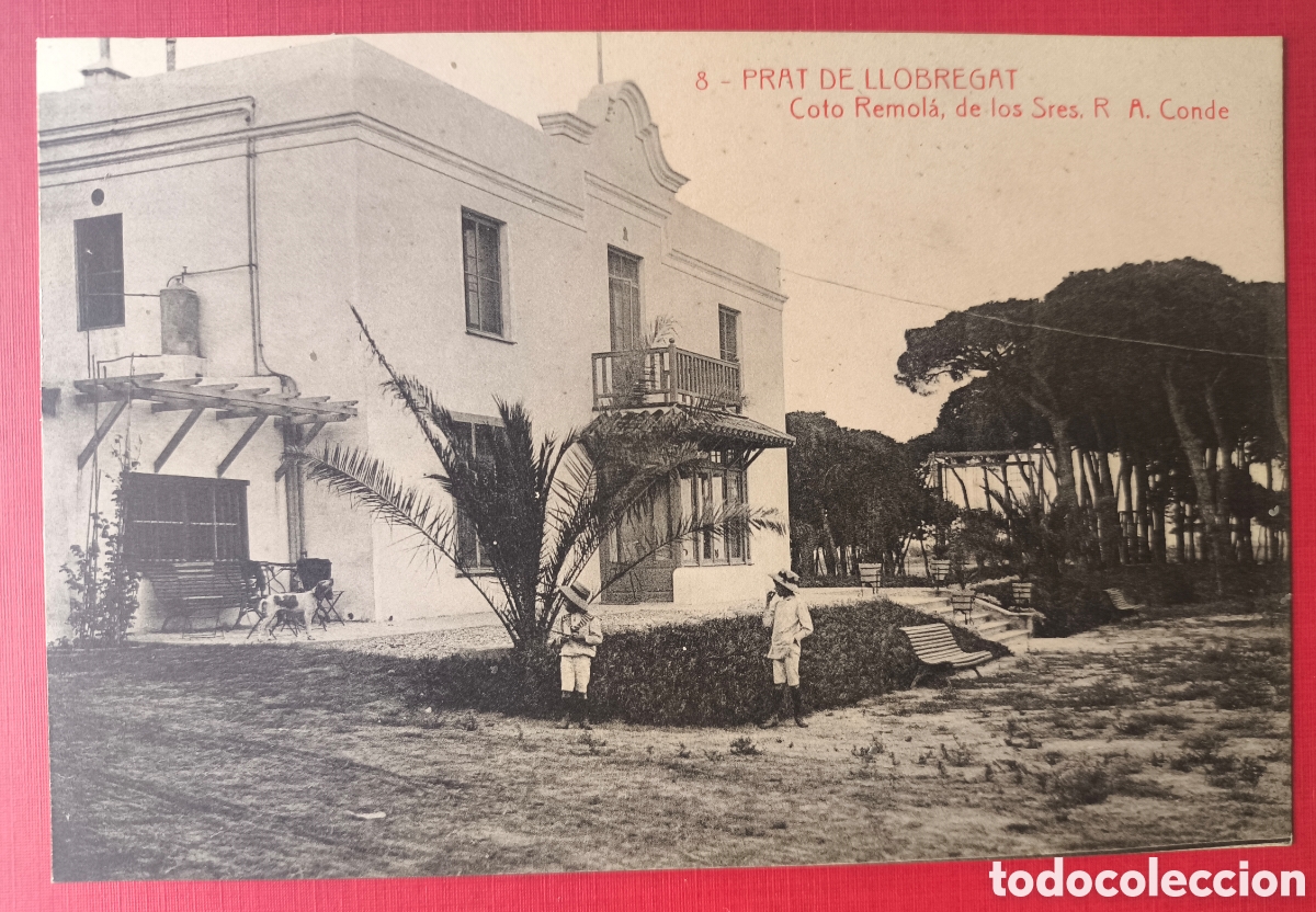 Postales: EL PRAT DE LLOBREGAT CAN REMOL&Agrave; POSTAL FOTOTIPIA BARCELONA C. 1910