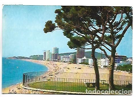 Postales: AGUAS LIMPIAS, ARENAS DORADAS Y AMBIENTE IDEAL.- PLAYA DE ARO / GIRONA