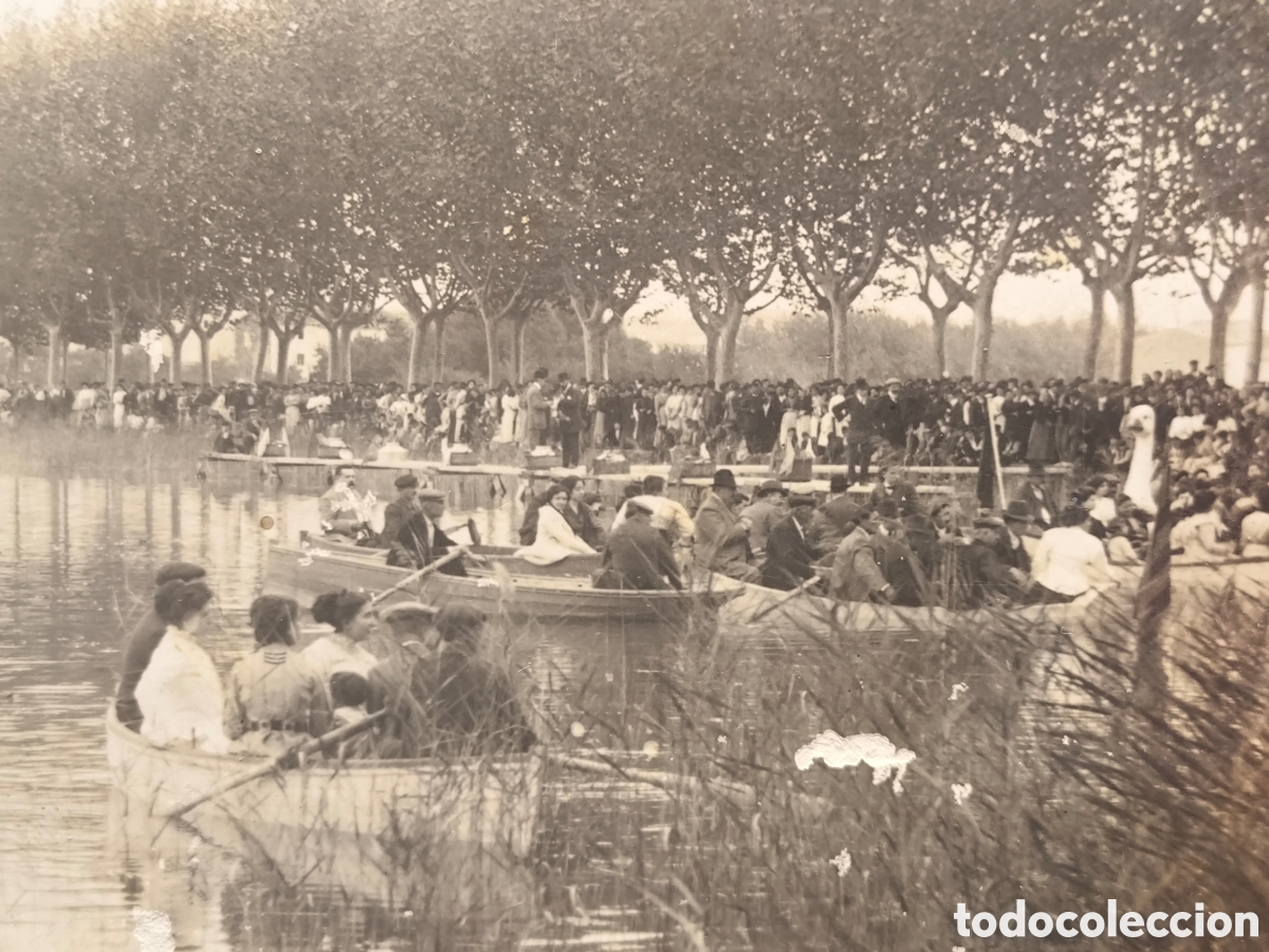 Postales: BANYOLES L'ESTANY FESTA DEL PEIX POSTAL FOTOGR&Aacute;FICA ANIMADA LA GARROTXA GIRONA C. 1915