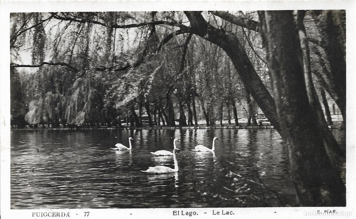 Postales: PUIGCERDA - EL LAGO - LE LAC. N&Uacute;M. 77 E. PIAS. POSTAL NO ESCRITA.