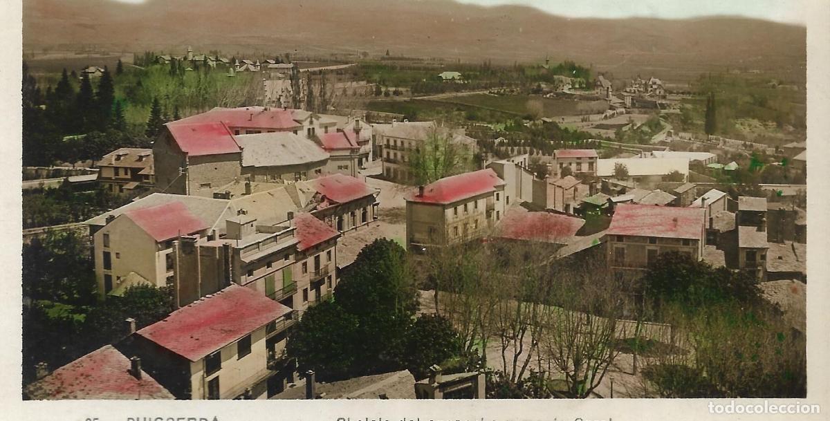 Postales: PUIGCERD&Agrave; - CHALETS DEL ENSANCHE Y MONTE CAROL. N&Uacute;M. 25, POSTAL NO ESCRITA. COLOREADA.