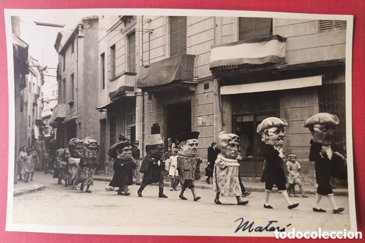 Cartes Postales: MATAR&Oacute; ELS NANS A LA PLA&Ccedil;A DE SANTA MAR&Iacute;A FOTOGRAF&Iacute;A POSTAL ARXIU CUY&Aacute;S 1955