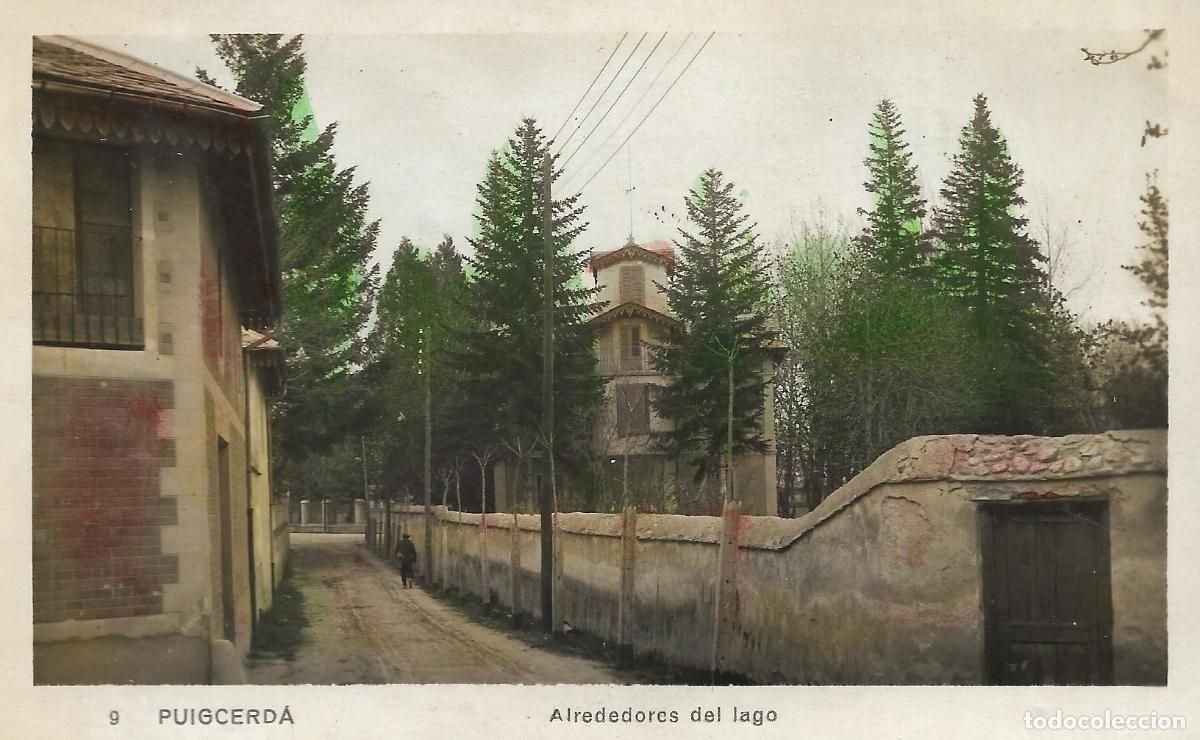 Postales: PUIGCERD&Agrave; - ALREDEDORES DEL LAGO- N&Uacute;M. 9, POSTAL NO ESCRITA. COLOREADA