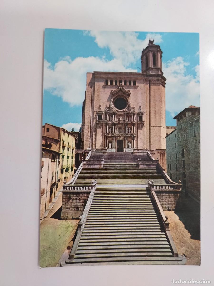 Postales: POSTAL GERONA LA CATEDRAL. 1962. SIN CIRCULAR