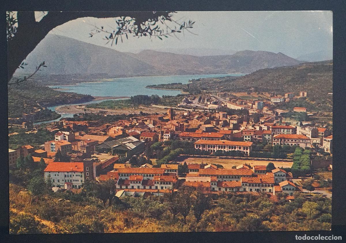 Postales: La Pobla de Segur, Vista general . Postal circulada el a&ntilde;o 1969