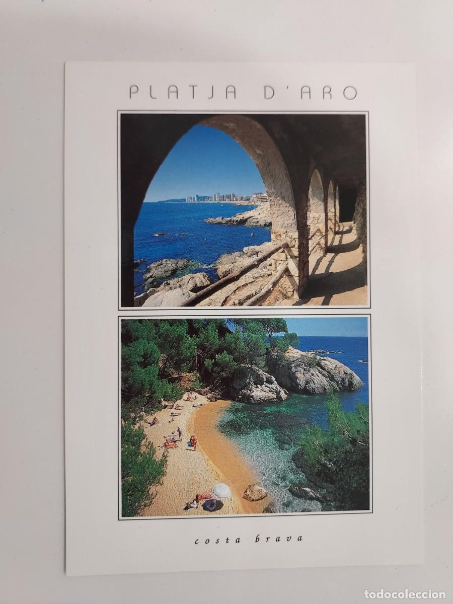 Postales: POSTAL PLATJA D'ARO CAMI DE RONDA I CAMI DEL PI. SIN CIRCULAR. GERONA
