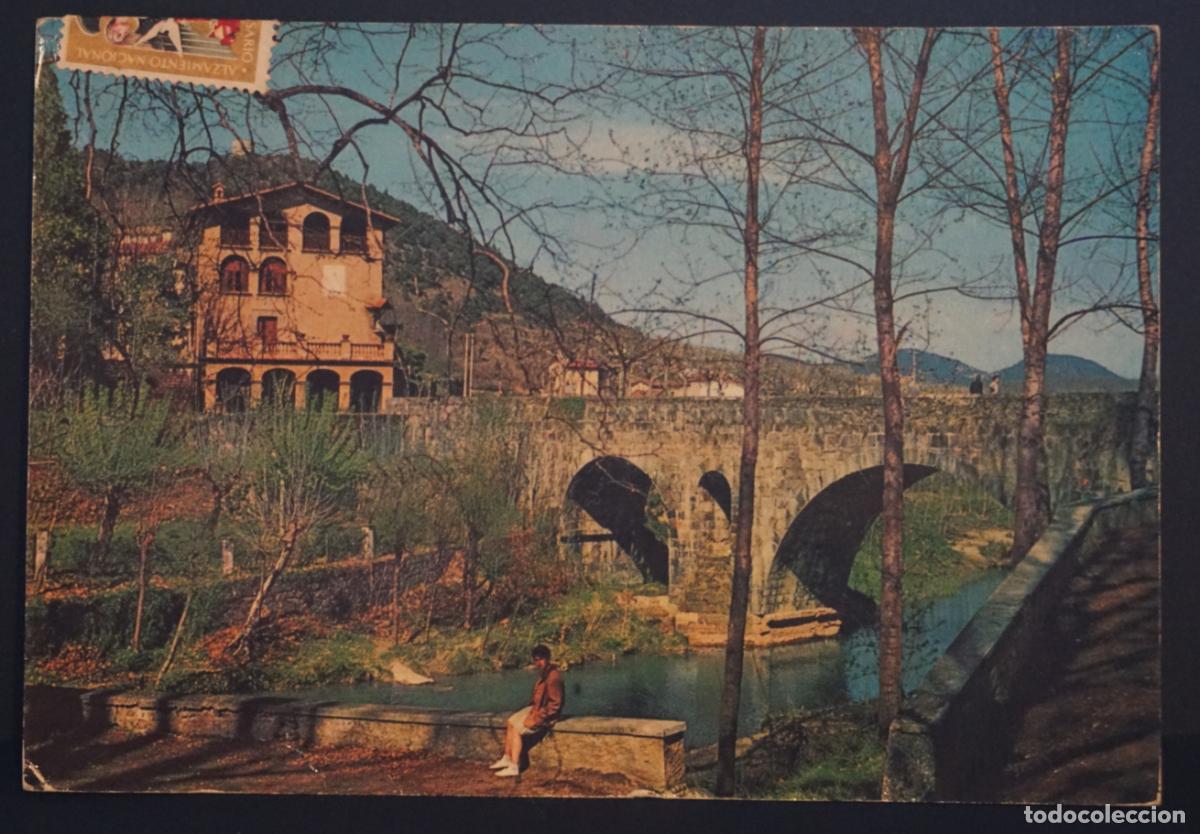 Postcards: Olot, Paisaje: Postal circulada en el a&ntilde;o 1964, con sello y matasellos