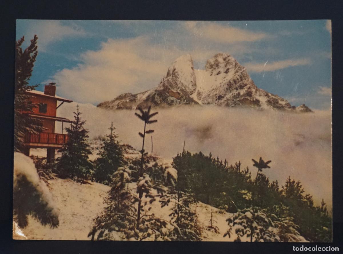 Postcards: Pedraforca (Barcelona), postal circulada con sello el a&ntilde;o 1975