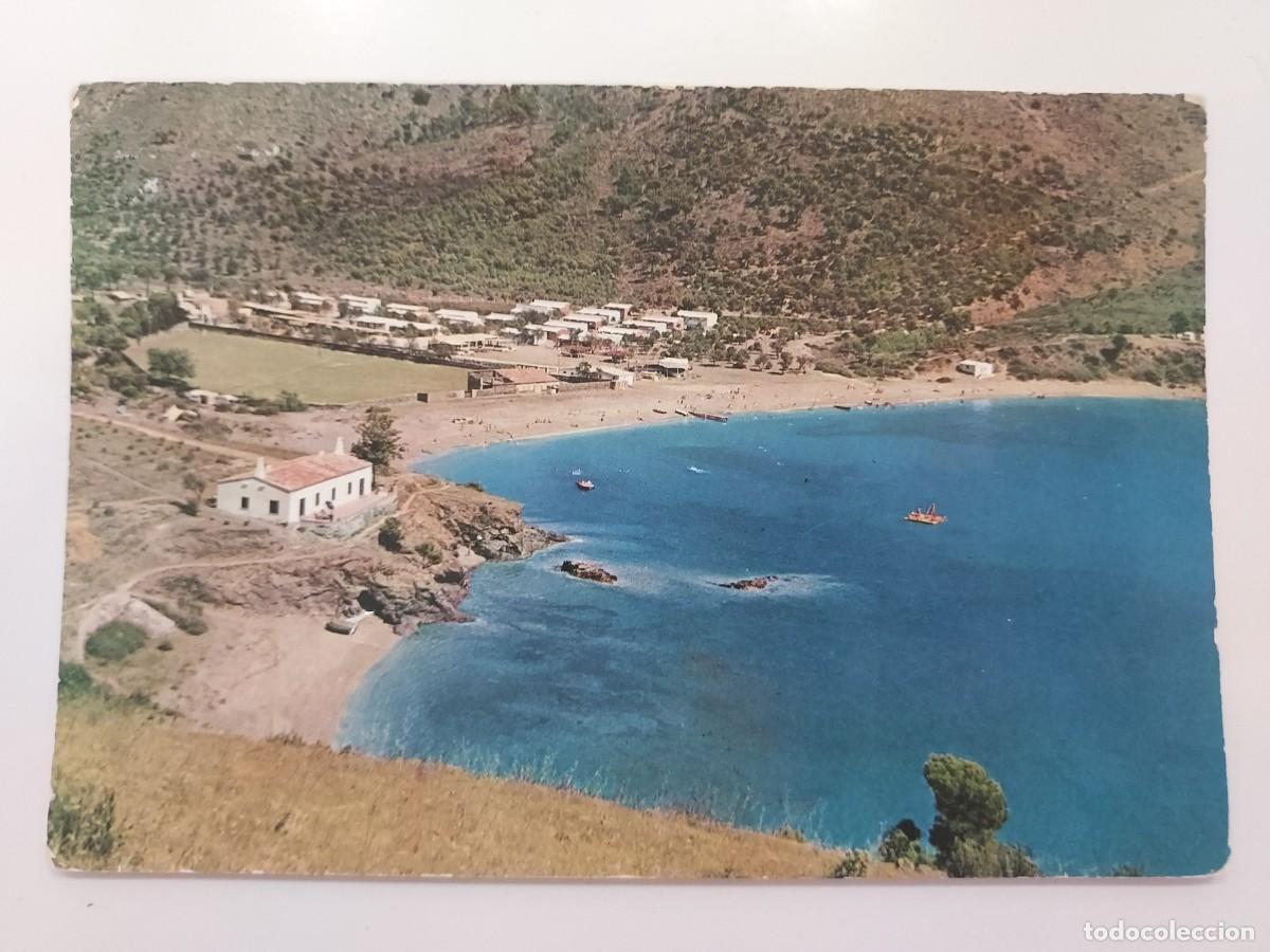 Postales: POSTAL ROSAS CALA MONTJOY. A&Ntilde;OS 1950. ESCRITA CON SELLO. GERONA