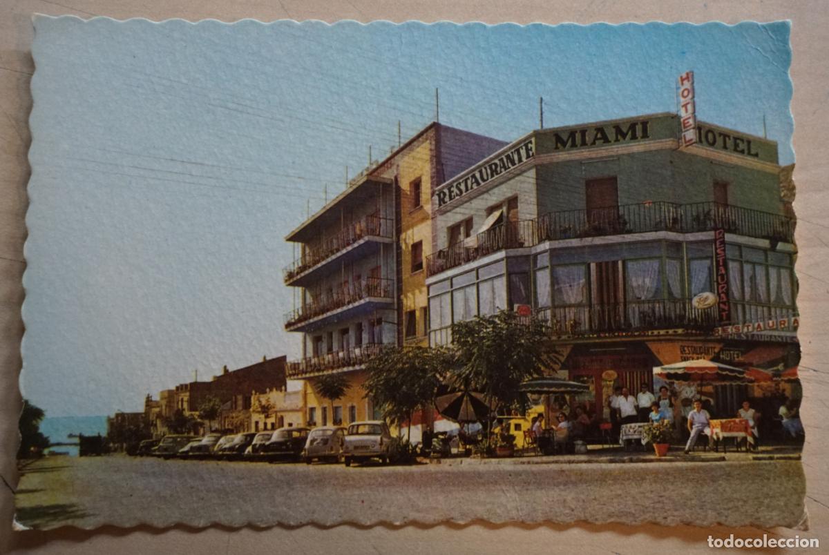 Postales: Sant Carles de la Rapita, Hotel Restaurante Miami, postal sin circular editada en 1962