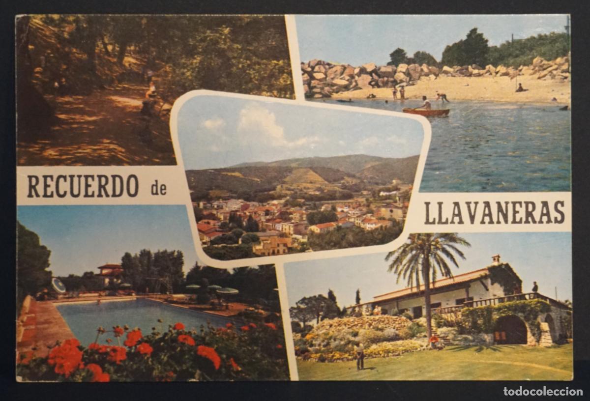 Postales: Sant Andreu de Llavaneres, postal circulada en el a&ntilde;o 1963