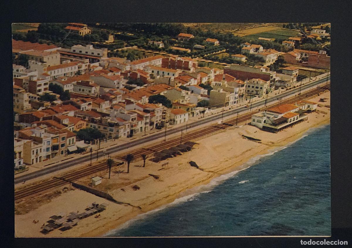 Postcards: Premia de Mar, vista general. Postal circulada, editada en el a&ntilde;o 1962
