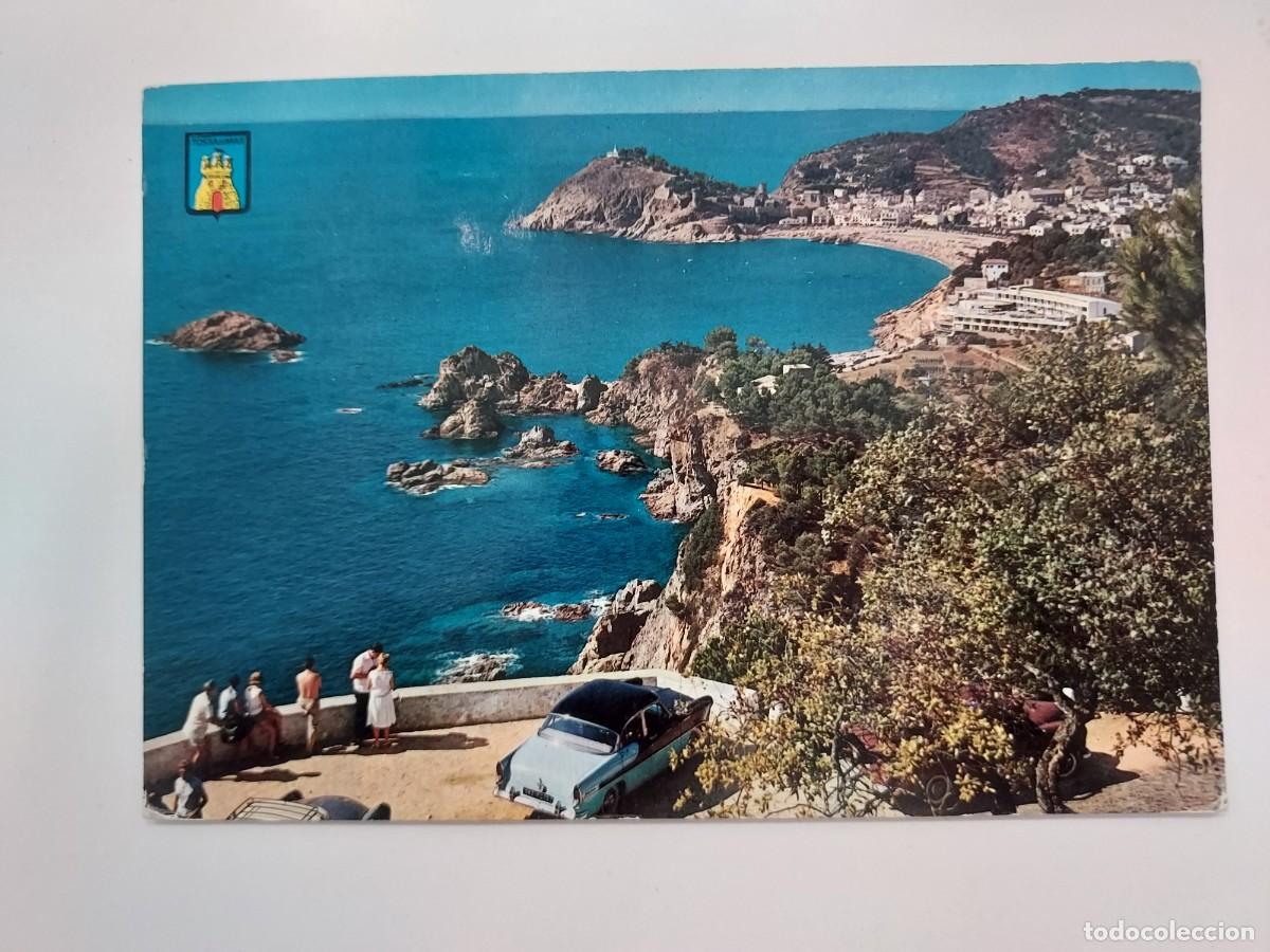 Postales: POSTAL TOSSA DE MAR VISTA PANORAMICA. 1962. CIRCULADA. GERONA. COCHE SIMCA VEDETTE