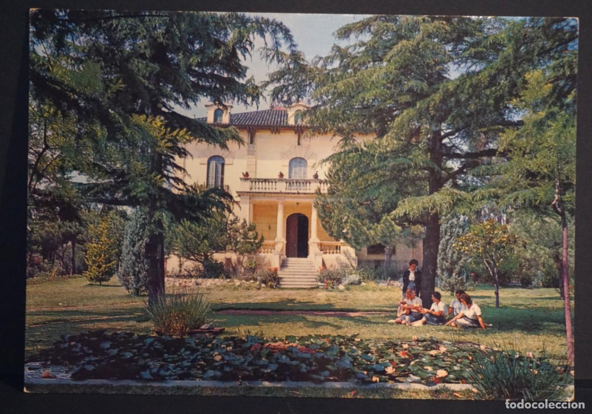 Postales: El Masnou, Albergue Santa M&ordf; de Rosellon (Secci&oacute;n Femenina Falange). Circulada a&ntilde;o 1966