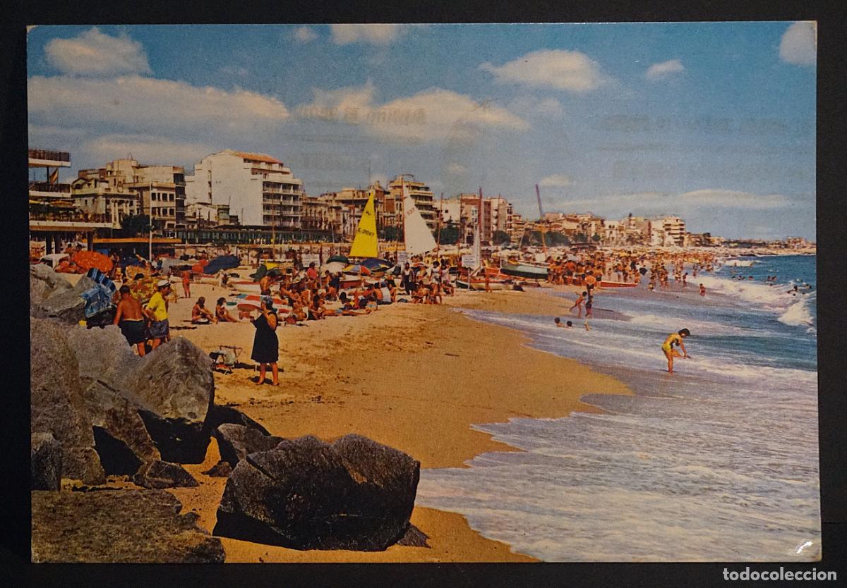 Postales: El Masnou n&ordm; 302. Postal circulada con sello y matasellos el a&ntilde;o 1971