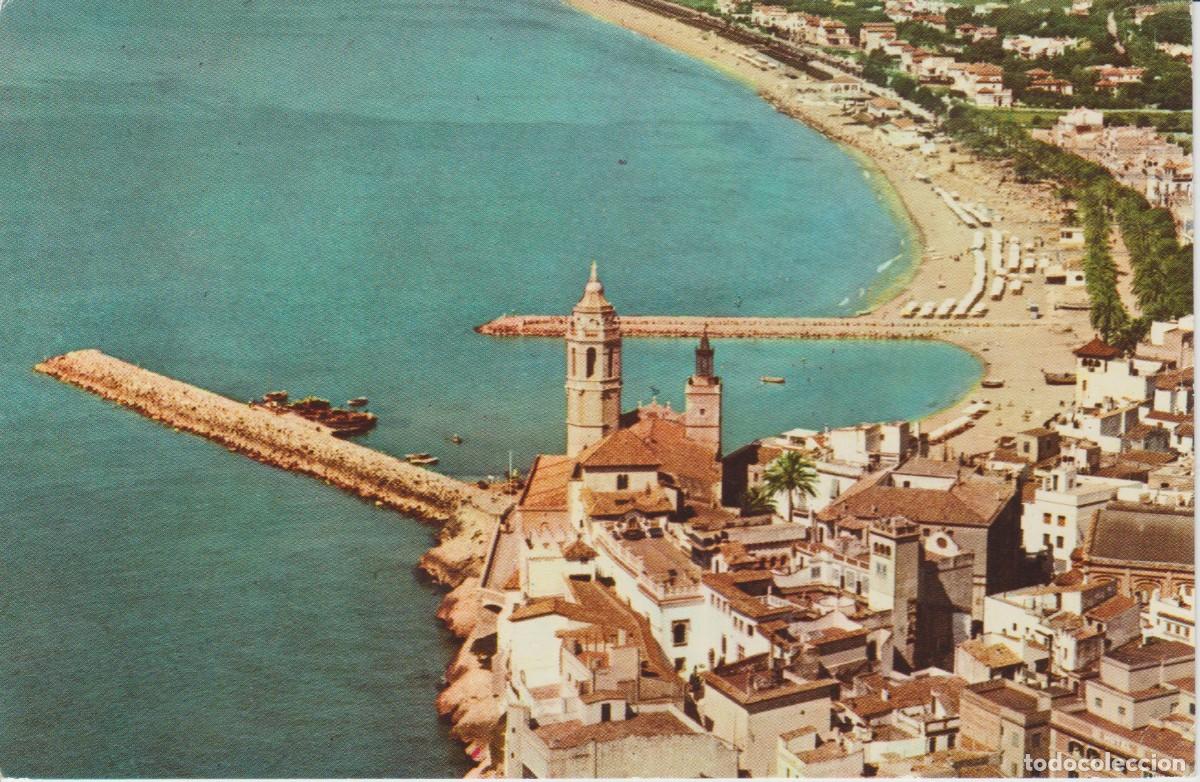 Postales: (10258) SITGES. VISTA AEREA DE LA PUNTA