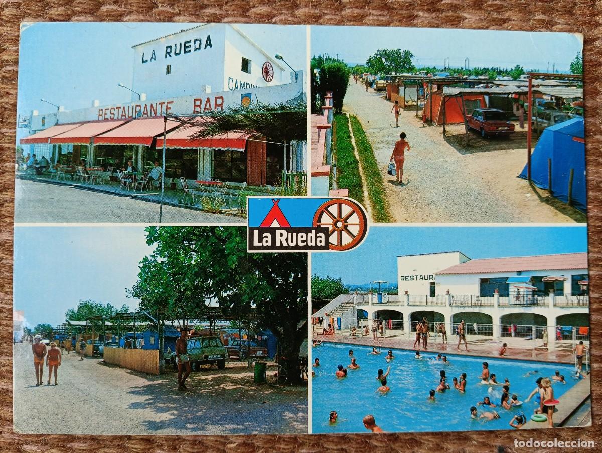 Postales: CUBELLAS - BARCELONA - CAMPING LA RUEDA - ED. RAYMOND