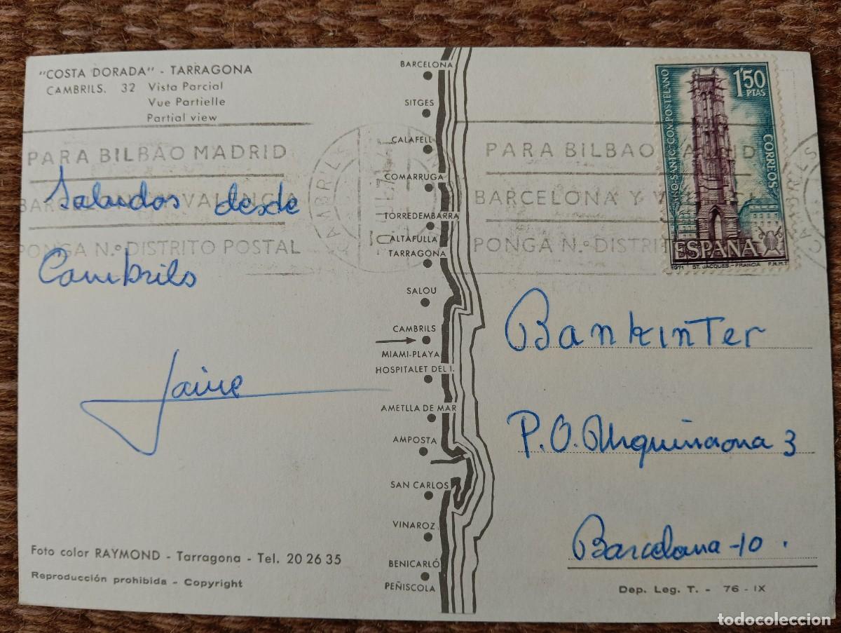 Postales: CAMBRILS - TARRAGONA - RAYMOND - Foto 2