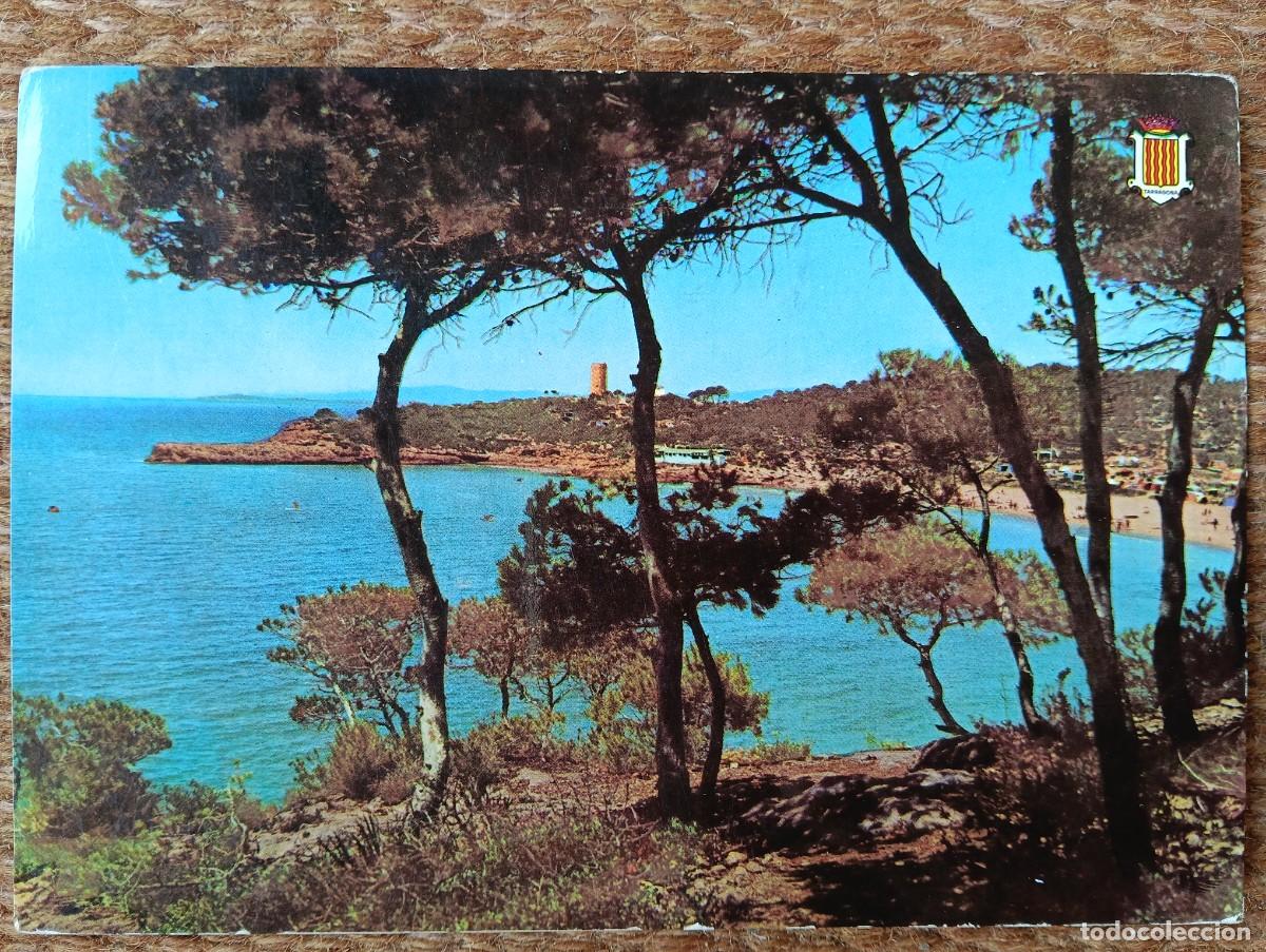 Postales: TARRAGONA - PLAYA Y TORRE DE LA MORA - ED. RAYMOND