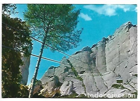 Postales: FUNICULAR AEREO A SAN JERONIMO.- MONTSERRAT / BARCELONA