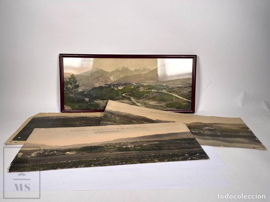 Postales: Comjunto de 4 Postales de Gran Formato - La Cerdanya Espa&ntilde;ola y Francesa Puigcerd&agrave;