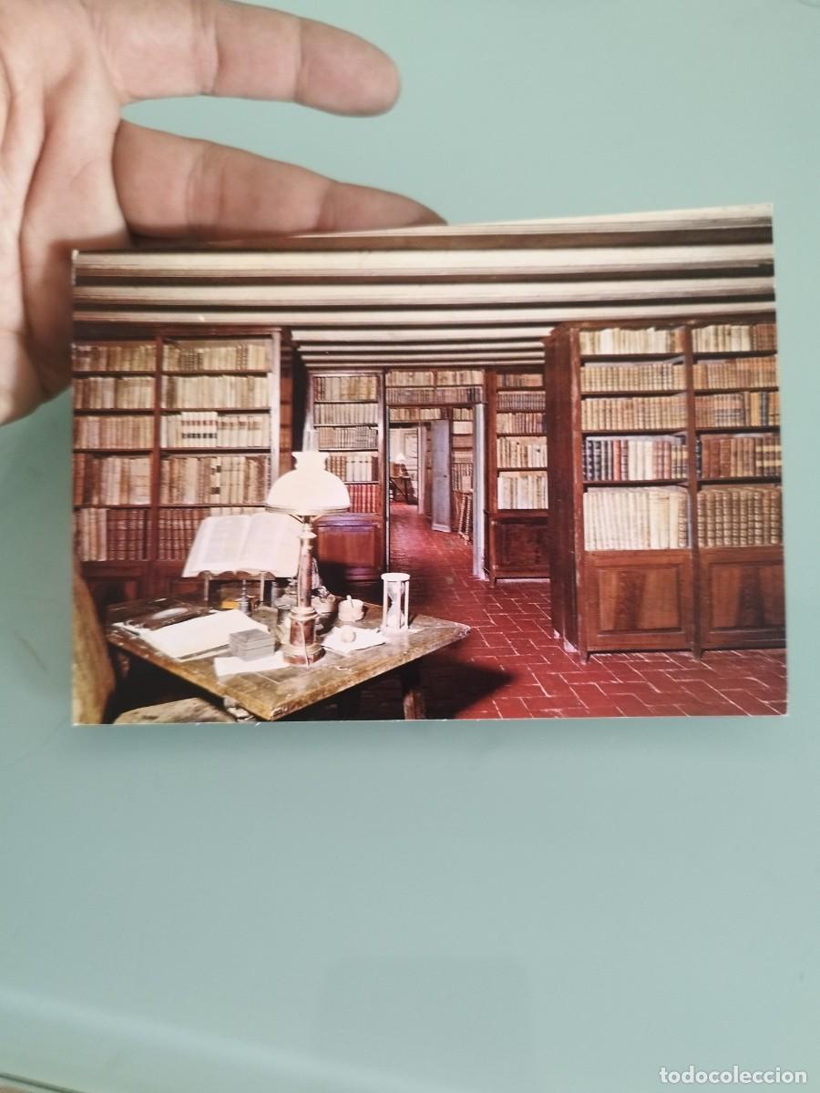 Postales: Tarjeta postal biblioteca de &eacute;poca del Museo Rom&aacute;ntico Provincial.