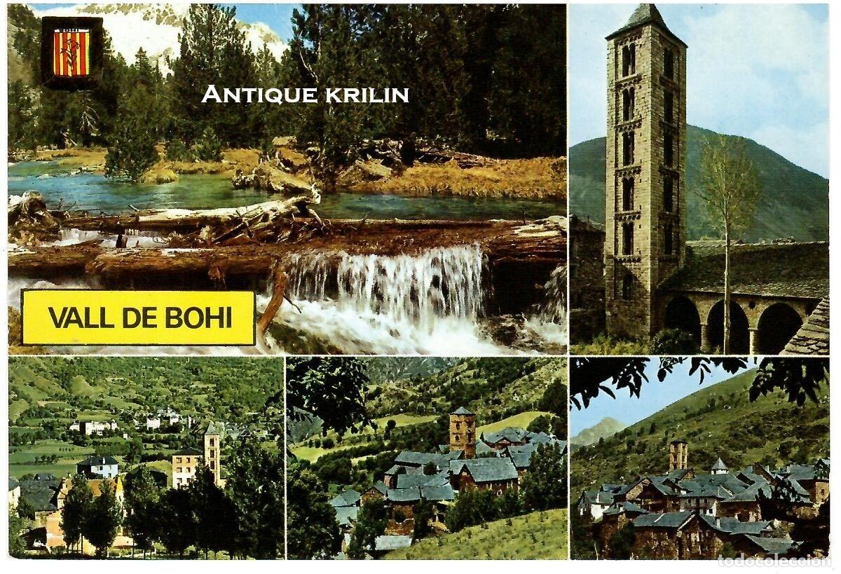 Postales: PIRINEU CATALA N&ordm; 200 VALL DE BOHI / DIFERENTS ASPECTES / ESCUDO DE ORO / SIN FRANQUEAR