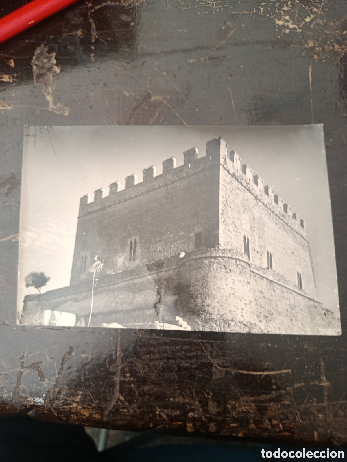 Postales: Postal castillo de balsereny fachada norte poniente